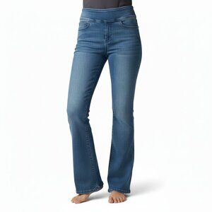 AMERICAN EAGLE Small Dark Wash High-Waisted Flare Jeans Denim Retro Y2K